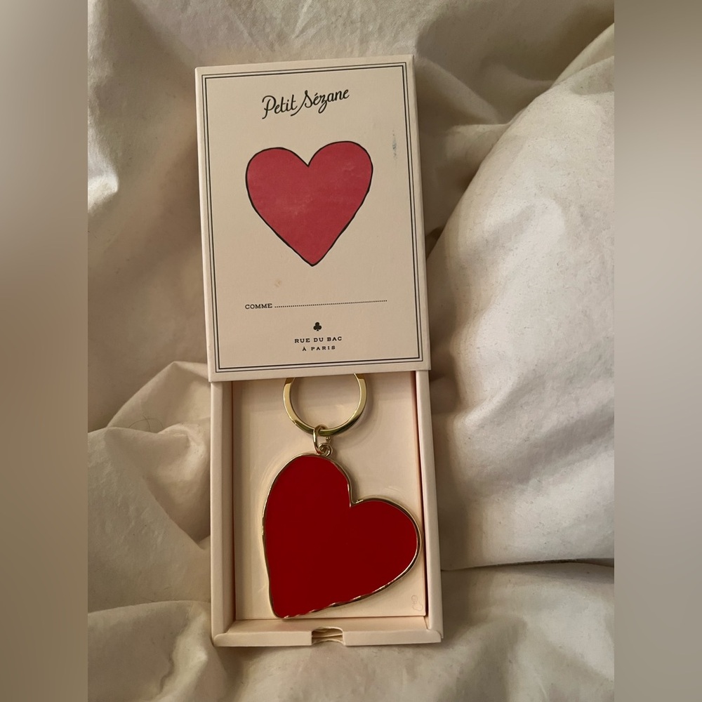SÉZANE Heart keychain or bag charm